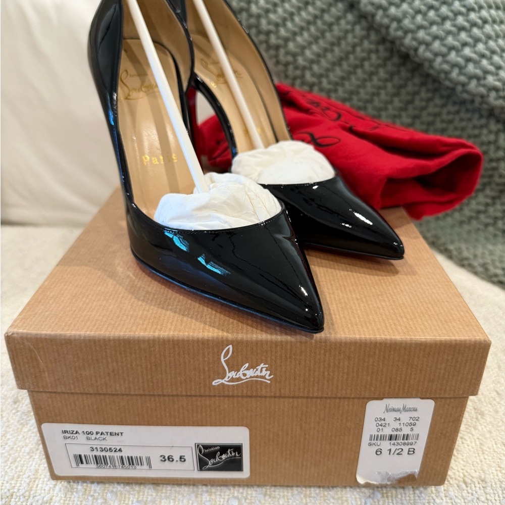 Christian Louboutin Iriza Black Heels 100